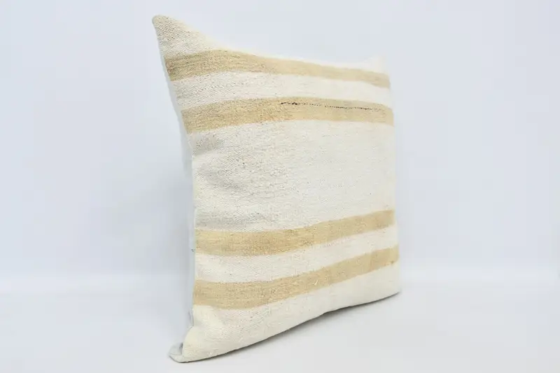 Kilim Pillow Cover, 28x28 White Cushion Case, Pillow for Couch, Interior Designer Pillow, Pillow, Authentic Cushion Case, Oriental Cushion Case - 3