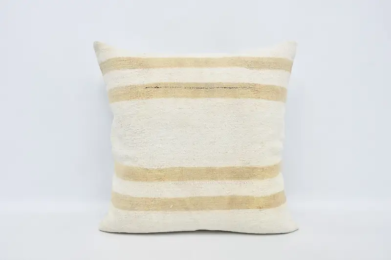 Kilim Pillow Cover, 28x28 White Cushion Case, Pillow for Couch, Interior Designer Pillow, Pillow, Authentic Cushion Case, Oriental Cushion Case - 1