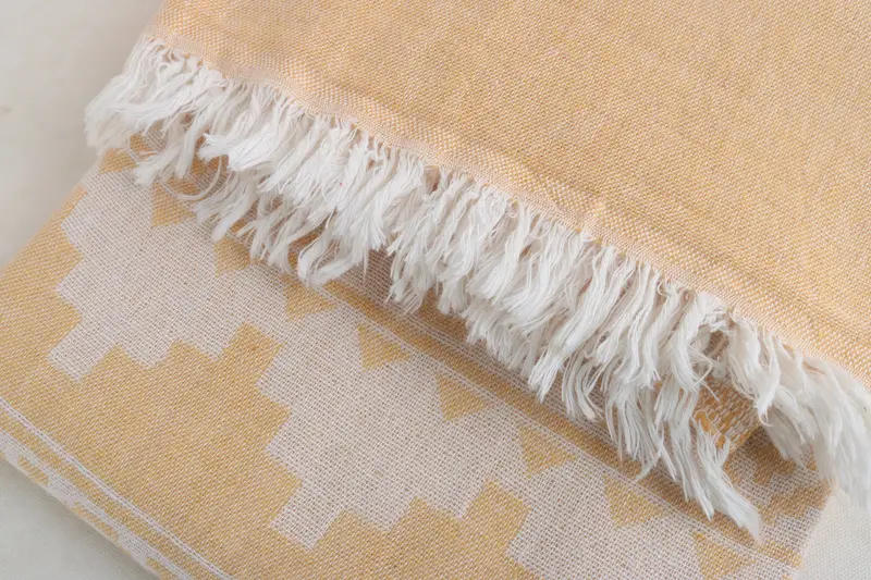 Soft towel, 70x36 Linen Aztec Towel, Absorbent Turkish peshtemal towel for beach use, Spa Towel, Christmas Gift, Thin towel, Custom Wedding Gift - 6