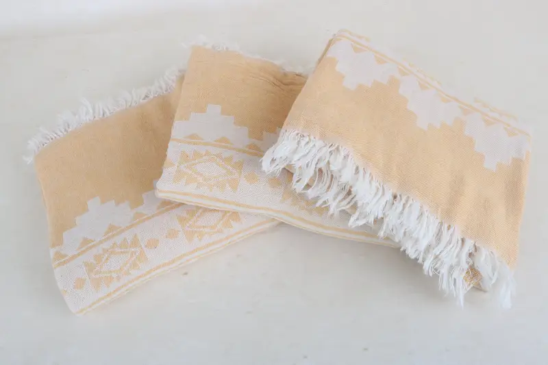 Soft towel, 70x36 Linen Aztec Towel, Absorbent Turkish peshtemal towel for beach use, Spa Towel, Christmas Gift, Thin towel, Custom Wedding Gift - 4