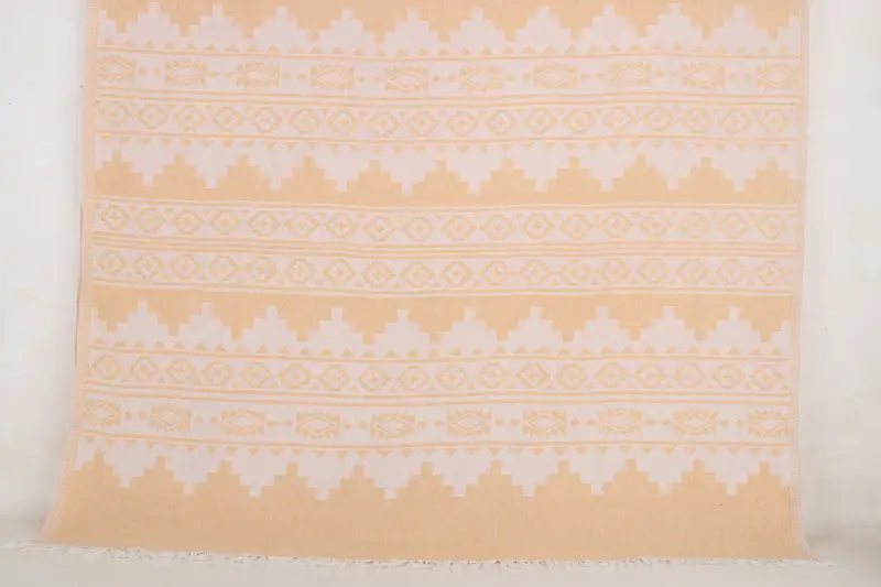 Soft towel, 70x36 Linen Aztec Towel, Absorbent Turkish peshtemal towel for beach use, Spa Towel, Christmas Gift, Thin towel, Custom Wedding Gift - 1