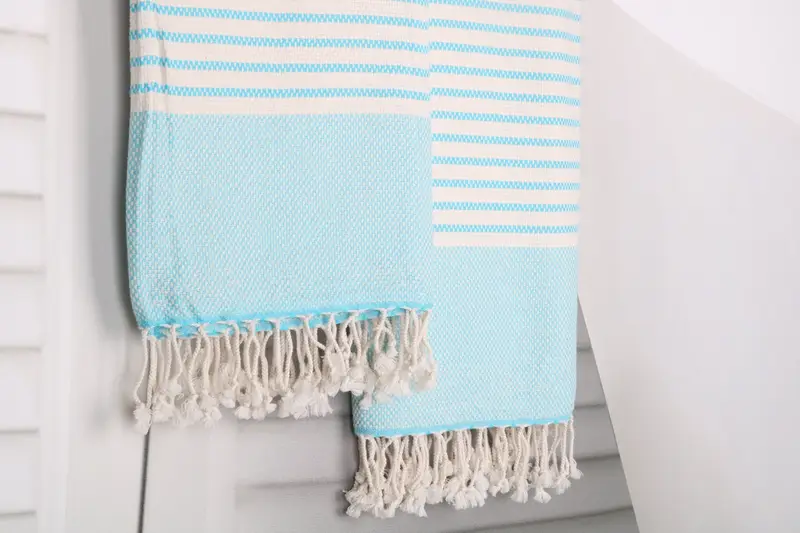 Bridesmaid Gift, Absorbent Turkish towel, Pool Towels, 76x40 Cotton Striped Towel, Personalized Wedding Gift For Couple, Personalized Beach Towel - 8