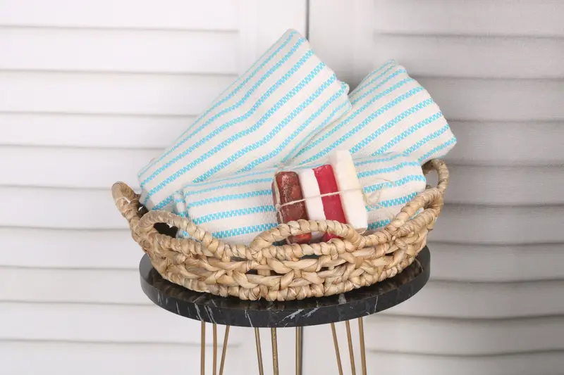Bridesmaid Gift, Absorbent Turkish towel, Pool Towels, 76x40 Cotton Striped Towel, Personalized Wedding Gift For Couple, Personalized Beach Towel - 4