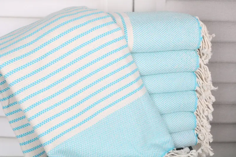 Bridesmaid Gift, Absorbent Turkish towel, Pool Towels, 76x40 Cotton Striped Towel, Personalized Wedding Gift For Couple, Personalized Beach Towel - 1