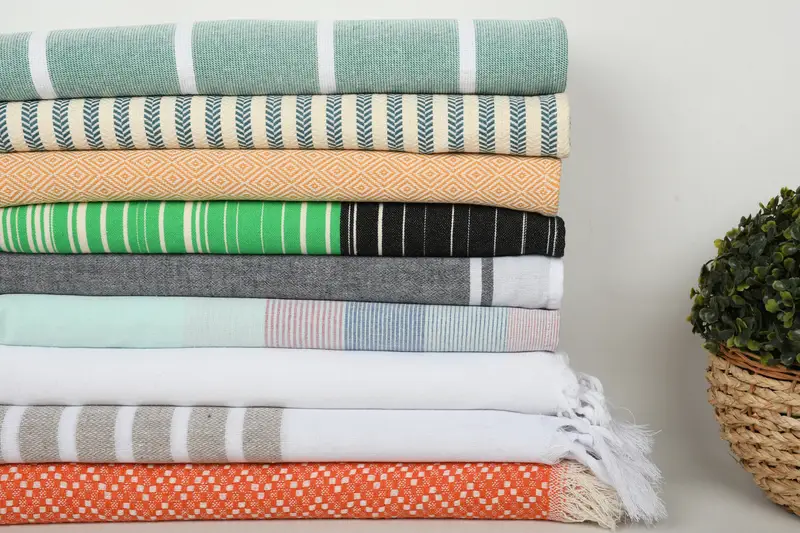 Bachelor Gifts, Turkish Towel Personalized, Best Friend Christmas Gift, 70x40 Cotton Set of 10 Towel, Best Beach Towel, Embroidered Towel, Spa Towel - 3