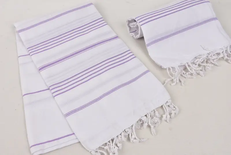 Lightweight Turkish towel, 70x40 Cotton Striped Towel, Personalized Wedding Gift For Couple, Bachelorette Party Gifts Bridesmaids, Summer Gift - 7