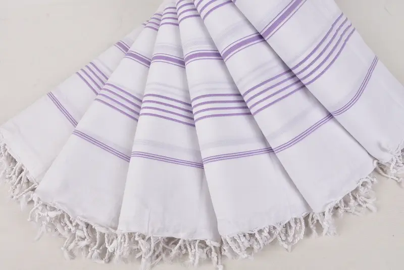 Lightweight Turkish towel, 70x40 Cotton Striped Towel, Personalized Wedding Gift For Couple, Bachelorette Party Gifts Bridesmaids, Summer Gift - 4