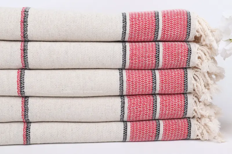 70x36 Linen Striped Towel, Gift Towel, Lightweight quick-dry peshtemal towel for travel, Custom Gift, Turkish towel, Holiday Towel, Home Decor Gifts - 3