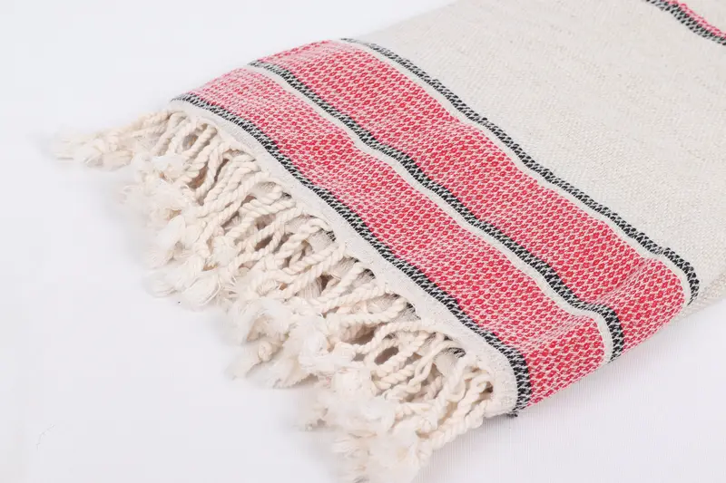 70x36 Linen Striped Towel, Gift Towel, Lightweight quick-dry peshtemal towel for travel, Custom Gift, Turkish towel, Holiday Towel, Home Decor Gifts - 7
