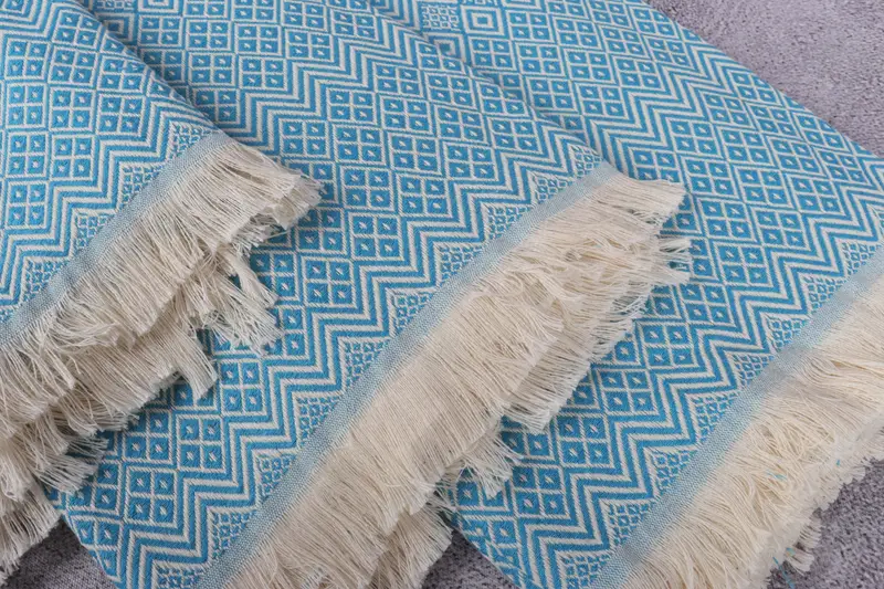 Turkish bath towel, Sand-free towel, Personalized Wedding Gift For Couple, Personalized Wedding Gift, 70x40 Cotton Diamond Towel, Summer Towel - 5
