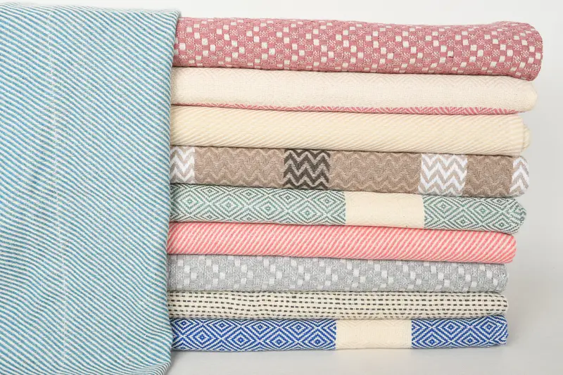 Summer Gift, 36x18 Cotton Set of 10 Towel, Custom Wedding Gifts, Monogram Hand Towel, Turkish Towel, Personalized Kitchen Towel, Bridesmaid Gifts - 1