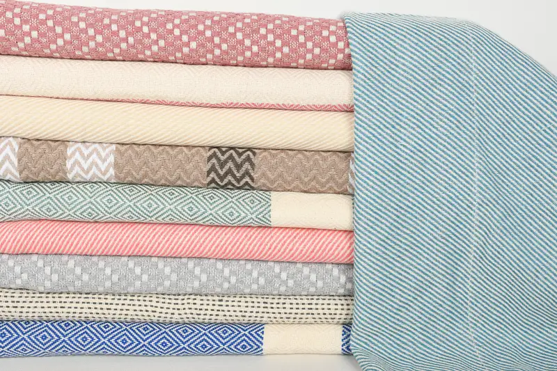 Summer Gift, 36x18 Cotton Set of 10 Towel, Custom Wedding Gifts, Monogram Hand Towel, Turkish Towel, Personalized Kitchen Towel, Bridesmaid Gifts - 2