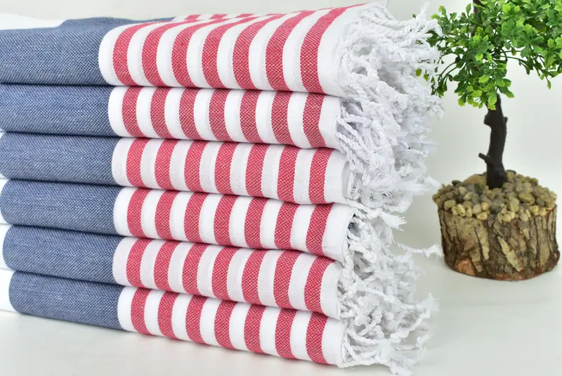Organic towel, Wedding Gift For Bride, Girls Weekend Favors, Personalized Turkish Towel, Wedding Towel, 70x40 Cotton Striped Towel, Beach Towel Gift - 3