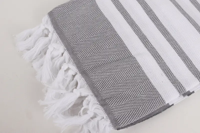 Monogram Beach Towel, 68x36 Cotton Chevron Towel, Housewarming Gift, Spa Gift Towel, Peshtemal Towel, Bridesmaid Gift, Halloween Gifts, Travel Towel - 7