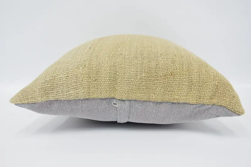 Vintage Pillow, 16x16 Beige Pillow Case, Bolster Throw Pillow, Gift Pillow, Boho Pillow Sham Cover, Outdoor Pillow Case, Cushion - 5