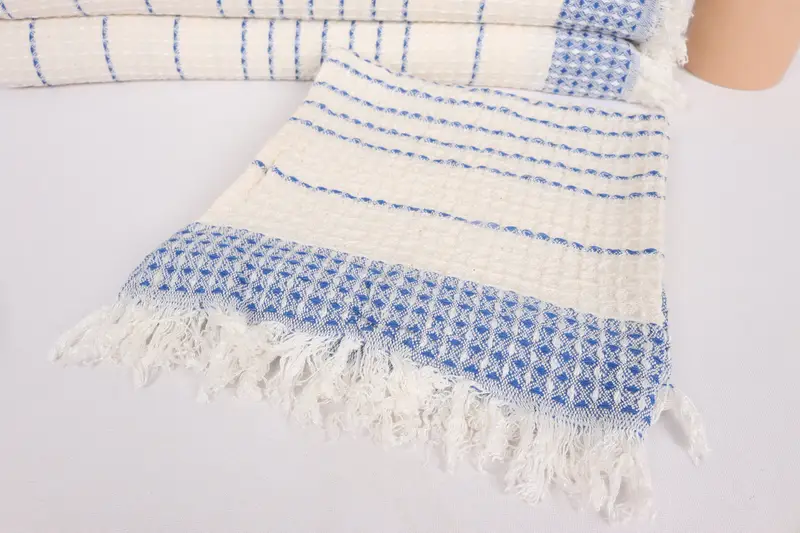 Kitchen Towel, Small Bath Towels, First Wedding Anniversary Gift, Bridesmaid Gifts Personalized, 40x20 Cotton Waffle Towel, Personalized Gifts - 5