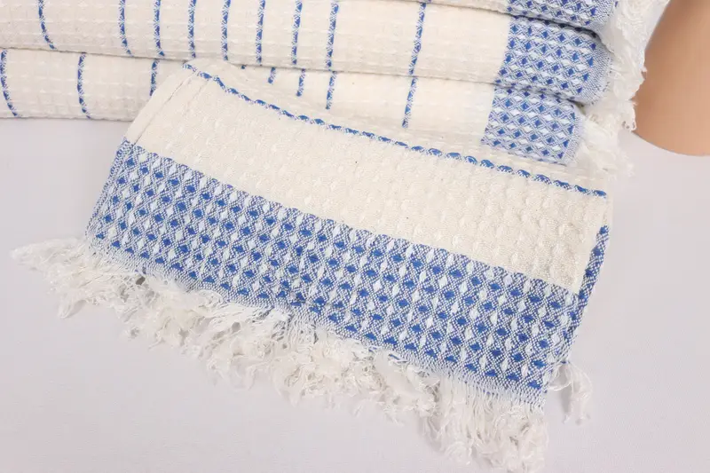 Kitchen Towel, Small Bath Towels, First Wedding Anniversary Gift, Bridesmaid Gifts Personalized, 40x20 Cotton Waffle Towel, Personalized Gifts - 4