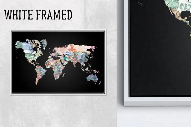 Modern Siyah Ofis Kanvası: Çalışma Alanı için Zarif Baskılı Sanat