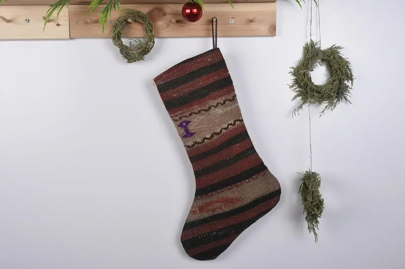 Medias con estampado de adornos navideños de 19 pulgadas, medias festivas para fiestas