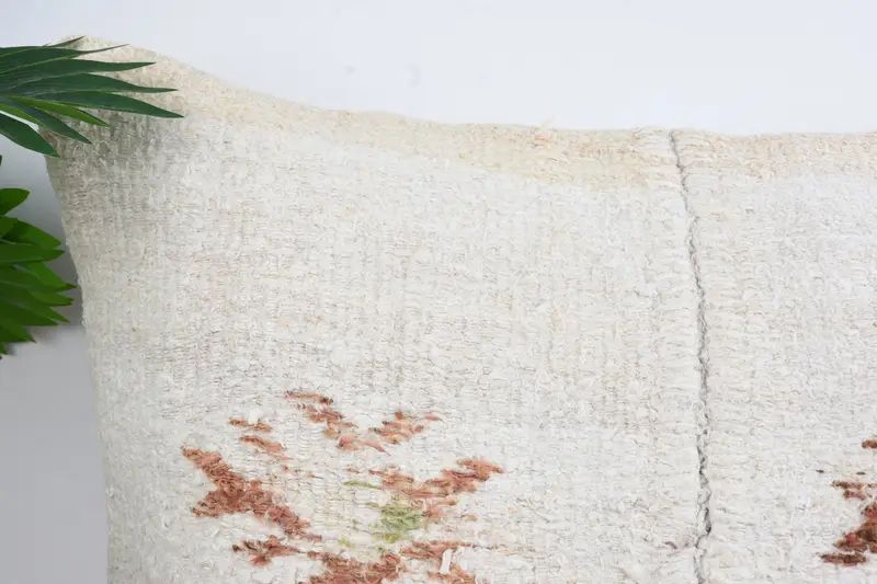 Luxury Pillow Sham, Cushion Case, Kilim Pillow Cover, Kilim Pillow, Antique Pillows, Cozy Throw Pillow Case, 20x28 White Cushion Case - 2