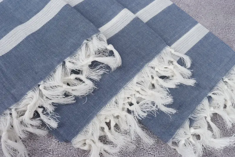 70x38 Cotton Striped Towel, Oversized Beach Towel, Merry Christmas Gifts, Bath towel, Best Wedding Gift, Monogrammed Beach Towel, Organic towel - 5