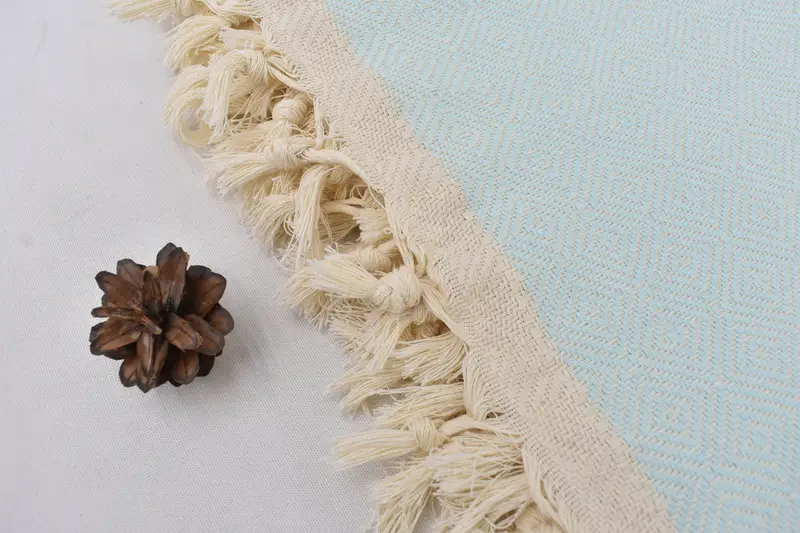 Gift For Wedding Day, Boho Throw Blankets, Bachelorette Party Favors, Christmas Gift Blanket, Custom Wedding Gifts, 104x80 Cotton Diamond Towel - 8