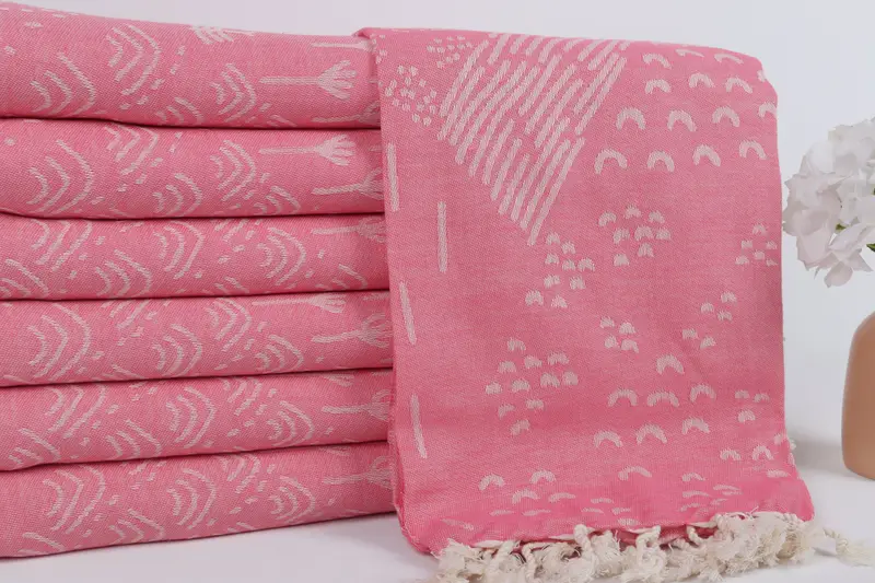 Personalized Gifts, Bachelor Party Favors, Organic Turkish towel, Maid Of Honor Gift, Turkish bath towel, 68x40 Cotton Mountain Design Towel - 3