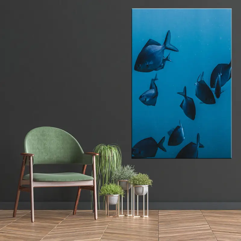 Underwater Wall Art, Fish Prints, Fish Wall Art, Underwater Canvas, Underwater Prints, Fish Canvas, Animals Wall Art, Wall Art Canvas, Fish, - 6