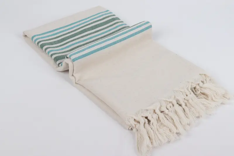70x40 Linen Striped Towel, Personalized Wedding Gift, Towel With Name, Turkish Towel Beach, Large Turkish Towel, Spa Gift Towel, Baby Boy Gift - 6
