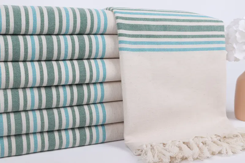 70x40 Linen Striped Towel, Personalized Wedding Gift, Towel With Name, Turkish Towel Beach, Large Turkish Towel, Spa Gift Towel, Baby Boy Gift - 1