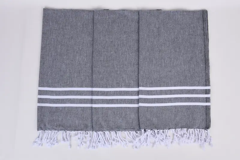 Personalize Gift, Monogram Kitchen Towel, Monogrammed Hand Towel, Wedding Gift Kitchen Towel, 40x18 Cotton Striped Towel, Turkish Towel Hand Towel - 7