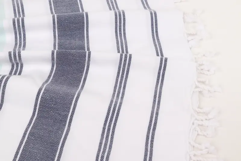Beach Towel Personalized, Turkish Towel USA, Girls Weekend Getaways Gifts, Summer Gift, 70x40 Cotton Striped Towel, Custom Gift, Gift For Bride - 8