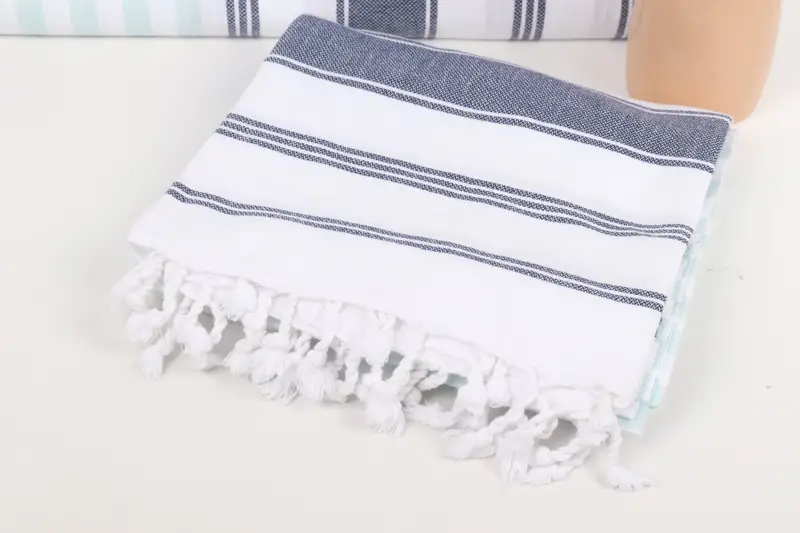 Beach Towel Personalized, Turkish Towel USA, Girls Weekend Getaways Gifts, Summer Gift, 70x40 Cotton Striped Towel, Custom Gift, Gift For Bride - 5