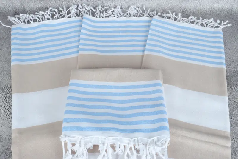 Wedding For Favor, Travel towel, 70x40 Cotton Striped Towel, Personalized Home Gift Wedding, Embroidery Towel, Gift For Her, Personalized Gift - 4