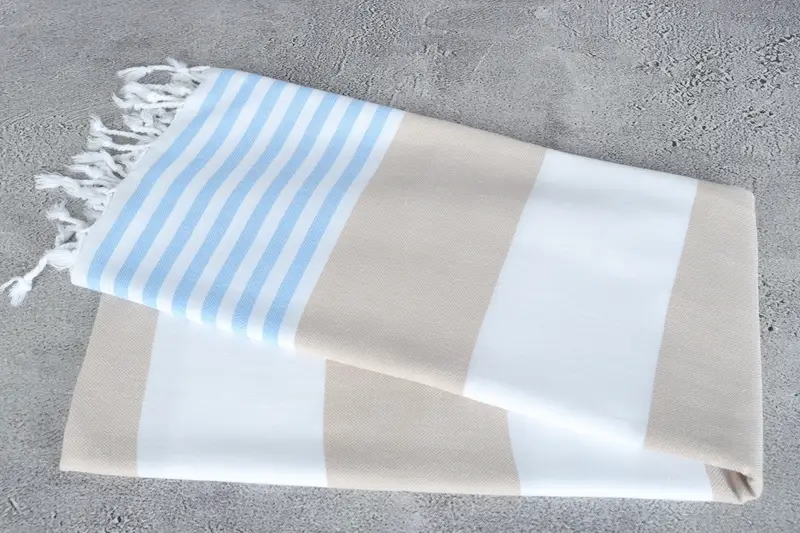 Wedding For Favor, Travel towel, 70x40 Cotton Striped Towel, Personalized Home Gift Wedding, Embroidery Towel, Gift For Her, Personalized Gift - 6