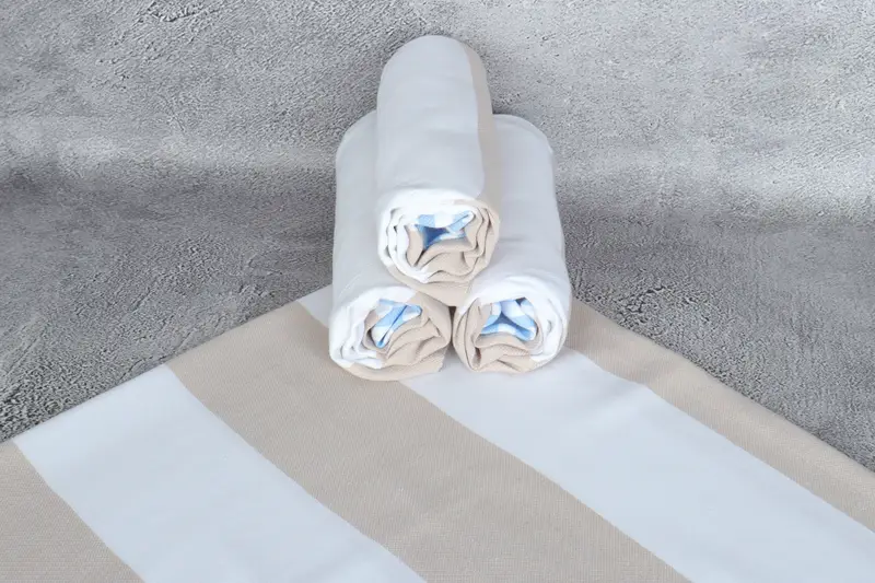 Wedding For Favor, Travel towel, 70x40 Cotton Striped Towel, Personalized Home Gift Wedding, Embroidery Towel, Gift For Her, Personalized Gift - 7