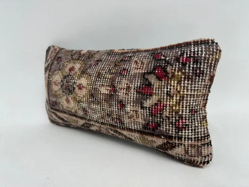 8x16 Gray Cushion, Turkish Kilim Pillow, Pillow Sham, Decorative Cushion Cover, Authentic Cushion Cover, Antique Pillows, Throw Kilim Pillow - 4