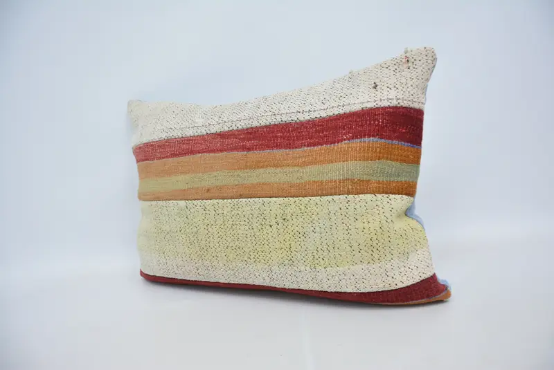 20x28 Yellow Pillow, Gift Pillow, Garden Cushion Case, Handmade Kilim Cushion, Interior Designer Pillow, Cushion, Indoor Cushion Case - 4