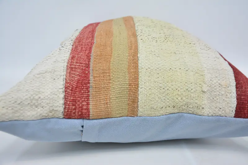 20x28 Yellow Pillow, Gift Pillow, Garden Cushion Case, Handmade Kilim Cushion, Interior Designer Pillow, Cushion, Indoor Cushion Case - 5
