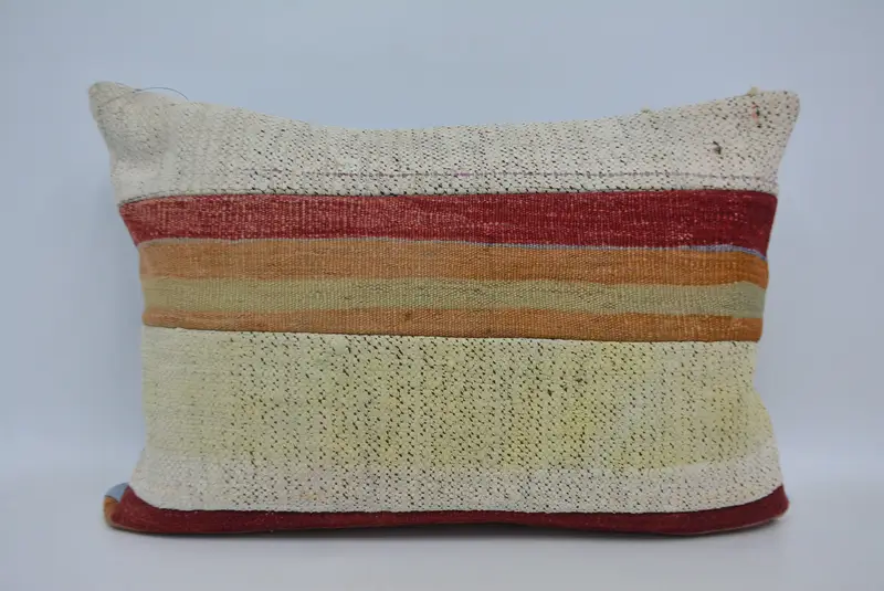 20x28 Yellow Pillow, Gift Pillow, Garden Cushion Case, Handmade Kilim Cushion, Interior Designer Pillow, Cushion, Indoor Cushion Case - 1