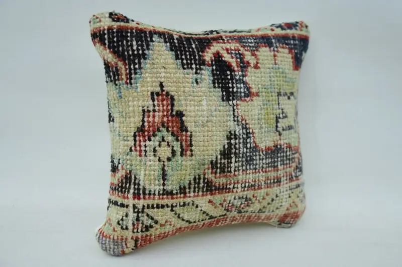 12x12 Beige Pillow Sham, Pet Pillow Sham, Pillow, Boho Pillow, Kilim Rug Cushion Case, Kilim Pillow, Bohemian Cushion Cushion, Home Decor Pillow - 2