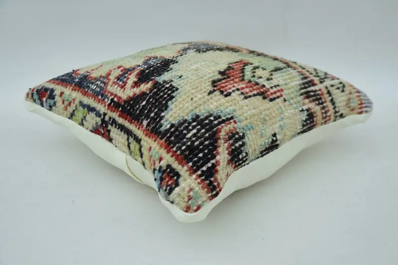 12x12 Beige Pillow Sham, Pet Pillow Sham, Pillow, Boho Pillow, Kilim Rug Cushion Case, Kilim Pillow, Bohemian Cushion Cushion, Home Decor Pillow - 6