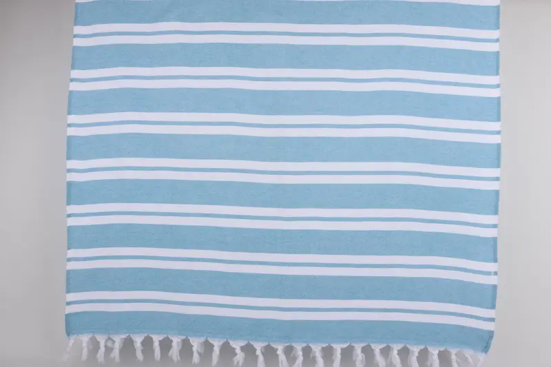 Home Gift, Quick-dry peshtemal, 68x36 Cotton Striped Terry Towel, Personalized Wedding Gift, Organic cotton Turkish peshtemal towel, Bridesmaid Gift - 7