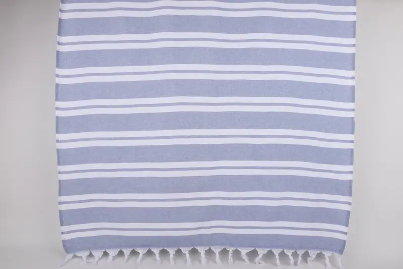 Home Gift, Quick-dry peshtemal, 68x36 Cotton Striped Terry Towel, Personalized Wedding Gift, Organic cotton Turkish peshtemal towel, Bridesmaid Gift - 6