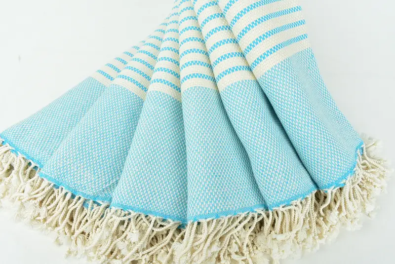 76x40 Cotton Striped Towel, Yoga Towel, Large Turkish Towel, Gift Boxes Towel, Bridesmaid Gifts, Lightweight towel, Personalized Home Gift Wedding - 4
