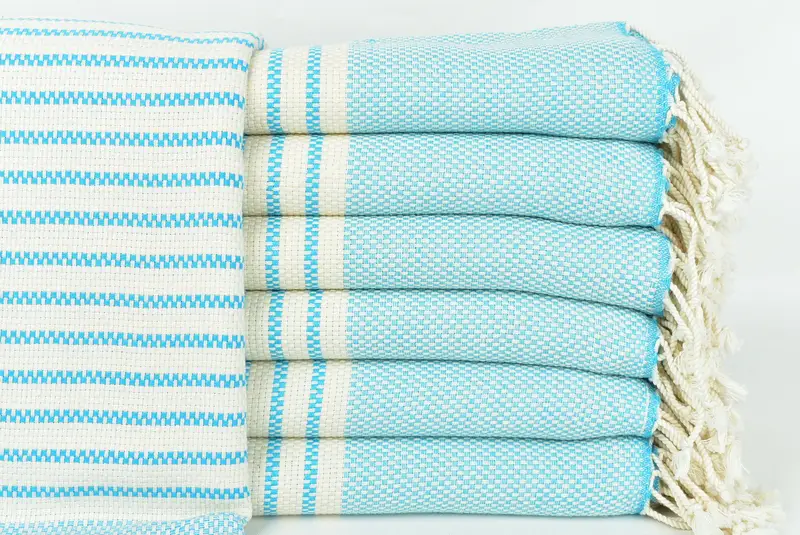 76x40 Cotton Striped Towel, Yoga Towel, Large Turkish Towel, Gift Boxes Towel, Bridesmaid Gifts, Lightweight towel, Personalized Home Gift Wedding - 1