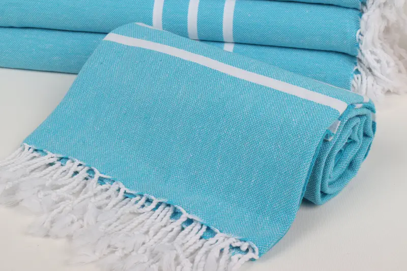 Turkish Towel Beach Towel, 70x40 Cotton Striped Towel, Custom Wedding Gifts, Bath towel, Decorative Towel, Bachelorette Gifts, Bridal Party Gifts - 4