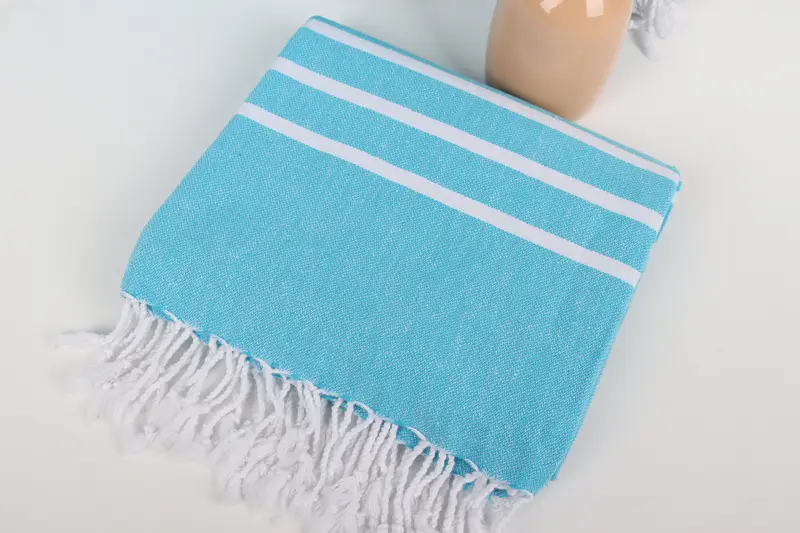 Turkish Towel Beach Towel, 70x40 Cotton Striped Towel, Custom Wedding Gifts, Bath towel, Decorative Towel, Bachelorette Gifts, Bridal Party Gifts - 5