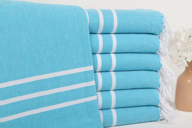Turkish Towel Beach Towel, 70x40 Cotton Striped Towel, Custom Wedding Gifts, Bath towel, Decorative Towel, Bachelorette Gifts, Bridal Party Gifts - 1