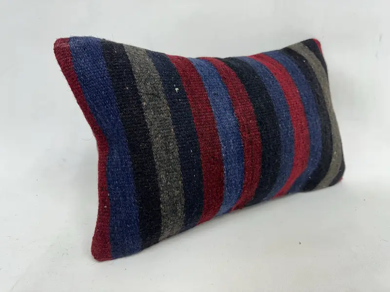 12x20 Purple Pillow, Boho Pillow Sham Cover, Antique Pillows, Interior Designer Pillow, Office Chair Cushion Case, Cushion Case - 3